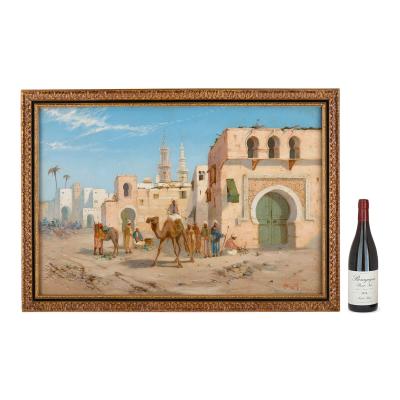 Henry Stanton Lynton Large 19th century British Orientalist oil painting by Henry Lynton Stanton