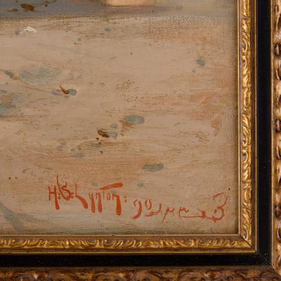 Henry Stanton Lynton Large 19th century British Orientalist oil painting by Henry Lynton Stanton