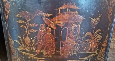 Henry Troemner Pair of 19th Century American Henry Troemner Philadephia Pa Chinoiserie Tea Bins