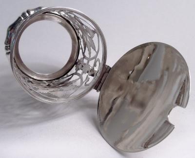 Henry Wilkinson Antique English Victorian Classical Sterling Silver Mustard Pot 1842