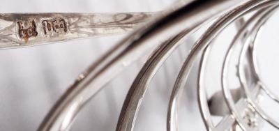 Henry Wilkinson Antique English Victorian Sterling Silver Toast Rack 1840