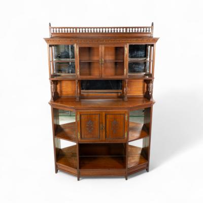 Henry William Batley Gregory Co H W Batley Attri an English Walnut Aesthetic Movement Sideboard