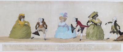 Henry William Bunbury A Long Minuet as Danced at Bath Engraving by Henry William Bunbury