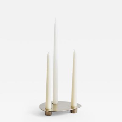 Henry Wilson Contemporary Brass Trio Candle Holder Henry Wilson