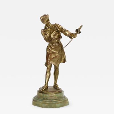 Henryk Kossowski Henryk Kossowski Jr French 1855 1921 Bronze Sculpture LArmurier 