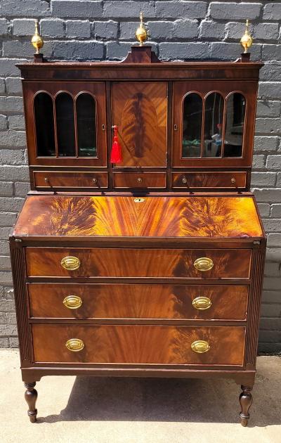 Hepplewhite Style Apprentice Miniature Secretary Chest
