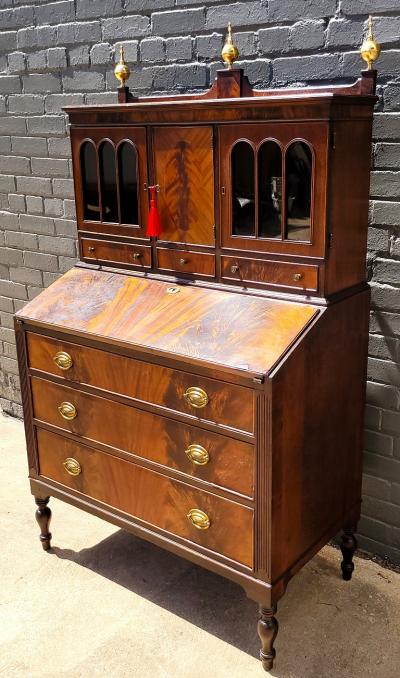 Hepplewhite Style Apprentice Miniature Secretary Chest