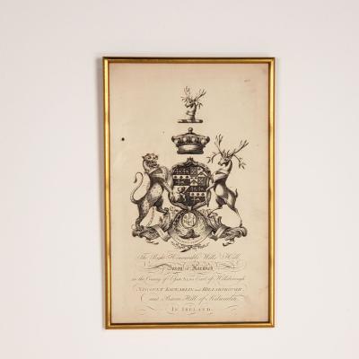 Heraldic Crest Baron of Harwich circa 1880