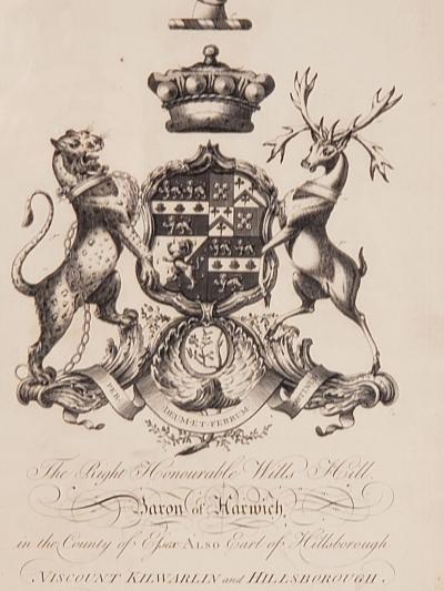Heraldic Crest Baron of Harwich circa 1880