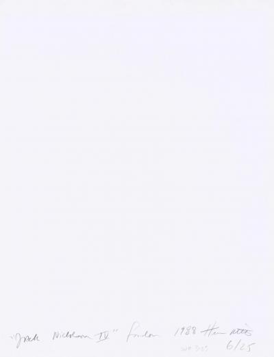 Herb Ritts Editioned Photograph Jack Nicholson IV London by Herb Ritts