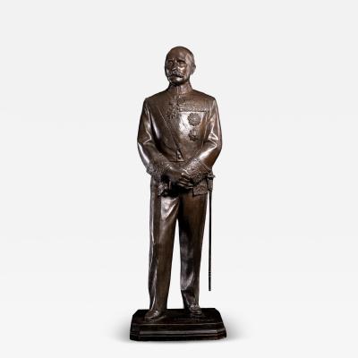 Herbert H Cawood Sir Frederick Lugard Colonial administrator Nigeria Bronze by Herbert Cawood