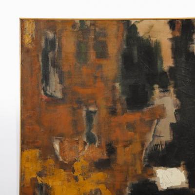 Herbert MacDonald Modernist Untitled Color Field Oil Painting in Earth Tones by Herbert MacDonald