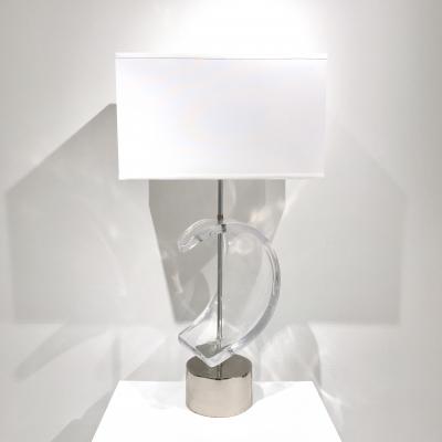 Herbert Ritts ASTROLUCITE LUCITE TABLE LAMP