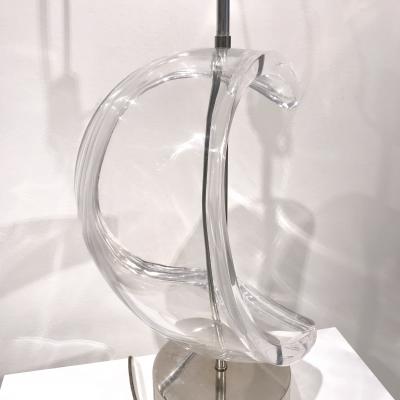 Herbert Ritts ASTROLUCITE LUCITE TABLE LAMP
