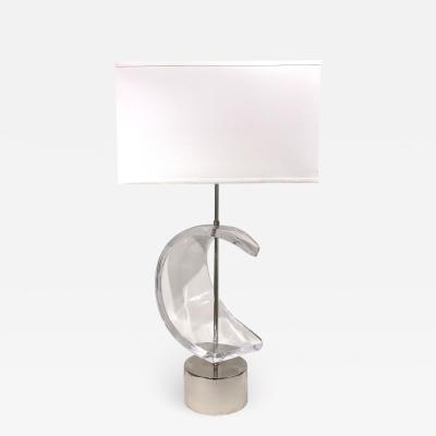 Herbert Ritts ASTROLUCITE LUCITE TABLE LAMP