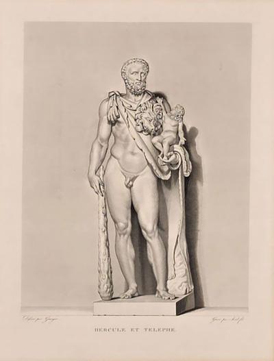 Hercule et Telephe France circa 1810