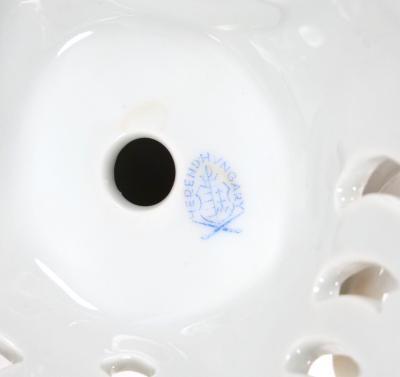 Herend Hungarian Hand Painted Gilt Decorated Five Arms Tableware Candelabra