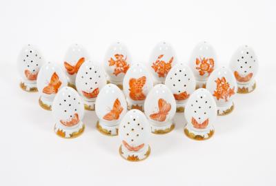 Herend Hungarian Porcelain Tableware Salt Pepper Service 16 Pieces