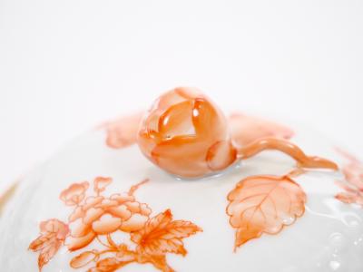 Herend Porcelain Herend Hungarian Porcelain Covered Pot De Creme Service 12 People