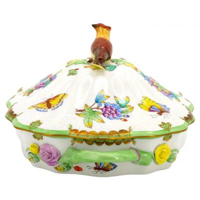 Herend Porcelain Tableware Covered Bowl Tureen