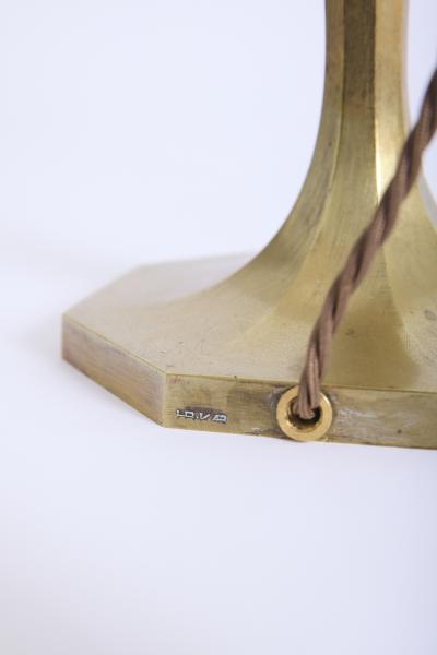 Herman Bergman Konstgjuteri Bronze Table Lamp by Herman Bergman Konstgjuteri