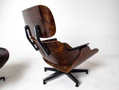 Herman Miller 2nd Generation Eames Lounge Chair and Ottoman in Rosewood by Herman Miller