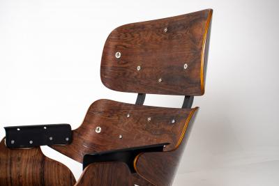 Herman Miller 2nd Generation Eames Lounge Chair and Ottoman in Rosewood by Herman Miller