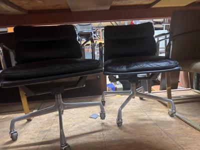 Herman Miller 3 Herman Miller Eames Soft Pad Chairs