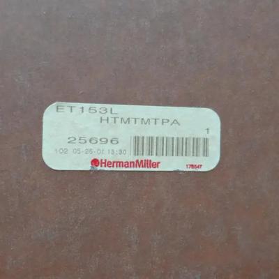 Herman Miller 7 ft Vintage Herman Miller Eames Racetrack Light Grey Conference Table