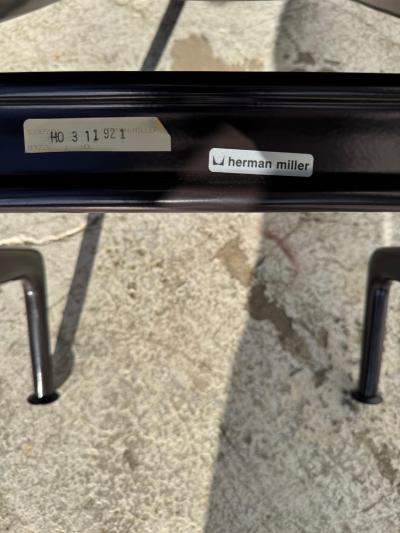 Herman Miller Billy Wilder for Eames Herman Miller Red Leather Adjustable Chaise Lounge