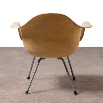 Herman Miller Charles Eames Parchment LAX Armshell Low Lounge Chair Herman Miller Venice 1954