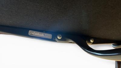 Herman Miller Eames Soft Pad Lounge and Ottoman for Herman Miller c 1990