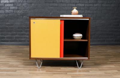 Herman Miller George Nelson Multi Color Lacquered Cabinet for Herman Miller
