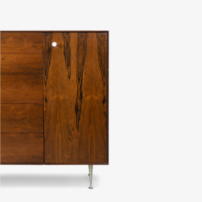 Herman Miller George Nelson for Herman Miller Thin Edge Tall Dresser in Rosewood Porcelain