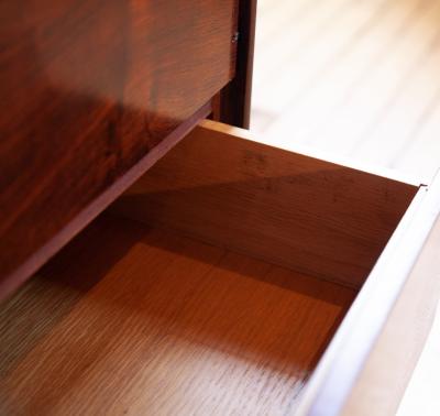 Herman Miller Pair of 1950s George Nelson Rosewood Nightstands for Herman Miller