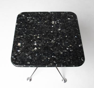 Herman Miller Rare Alexander Girard Side Table in Blue Pearl Granite for Herman Miller