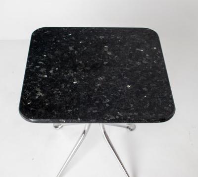 Herman Miller Rare Alexander Girard Side Table in Blue Pearl Granite for Herman Miller