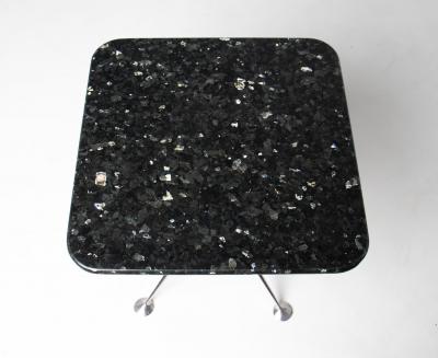 Herman Miller Rare Alexander Girard Side Table in Blue Pearl Granite for Herman Miller