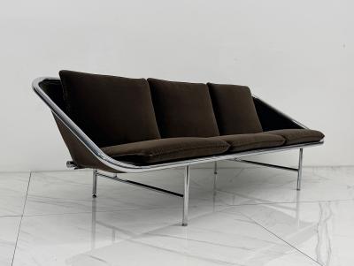 Herman Miller Rare George Nelson for Herman Miller Sling Sofa Model 6832 in Rohleder Velvet