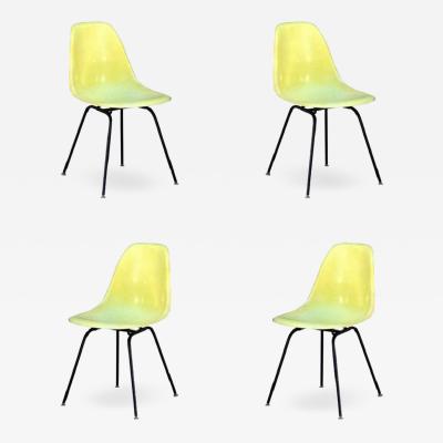 Herman Miller Set of 4 Vintage Eames Chairs by Herman Miller