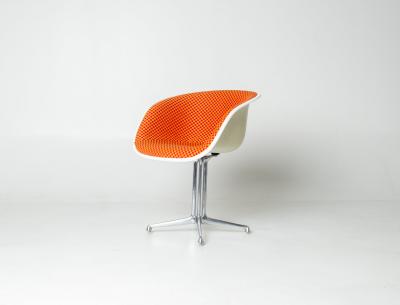 Herman Miller Set of Six Charles Ray Eames La Fonda Arm Chairs for Herman Miller