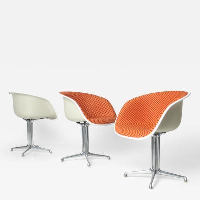 Herman Miller Set of Six Charles Ray Eames La Fonda Arm Chairs for Herman Miller