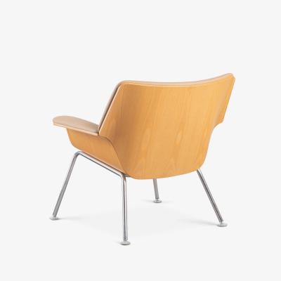 Herman Miller Swoop Plywood Lounge Chairs in Wool Ash by Brian Kane for Herman Miller Pair