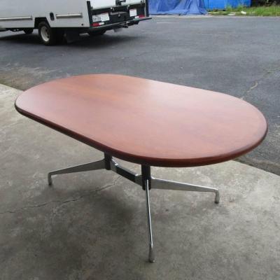 Herman Miller Vintage Herman Miller Table or Desk with Knoll Walnut Top