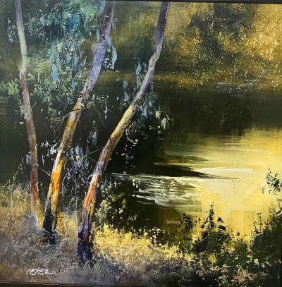 Herman Pekel Last Light Brisbane River