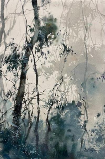 Herman Pekel Morning Mist Mt Tamborine