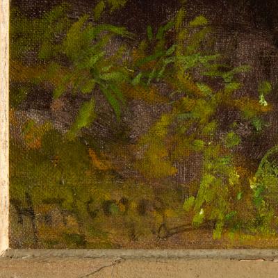 Hermann Herzog Large antique Orientalist painting of Tangier Morrocco by Herzog