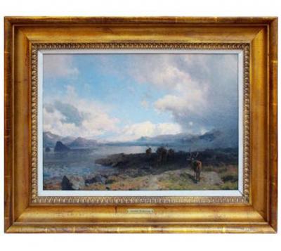 Hermann Ottomar Herzog On The Lapland Coast 