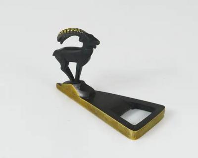 Herta Baller Herta Baller Capricorn Mid Century Brass Bottle Opener Vienna Austria 1950s