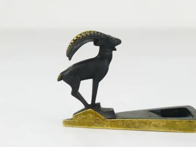 Herta Baller Herta Baller Capricorn Mid Century Brass Bottle Opener Vienna Austria 1950s